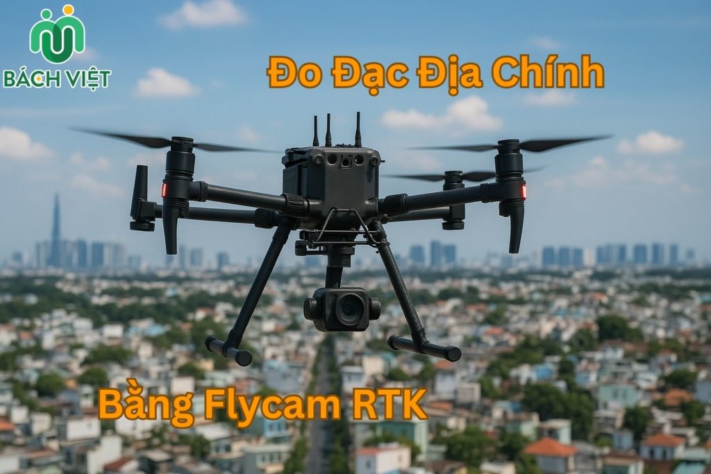 Xác Định Ranh Giới Thửa Đất Sau Sáp Nhập Bằng Flycam RTK