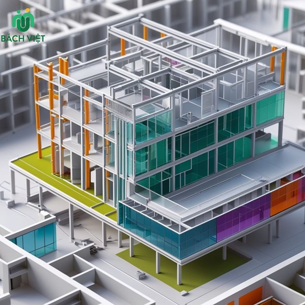 UAV phục vụ BIM trong khảo sát địa hình cao tốc 2 Building Information Modeling là phương pháp quản lý và mô phỏng toàn bộ vòng đời của một công trình bằng mô hình số hóa 3D. Thay vì sử dụng bản vẽ 2D truyền thống, BIM cung cấp một hệ thống dữ liệu toàn diện, giúp các bên liên quan có thể tương tác, kiểm soát và tối ưu hóa thiết kế, thi công cũng như vận hành công trình một cách chính xác và hiệu quả hơn. UAV hay Drone giúp quét địa hình, chụp ảnh trực giao, thu thập dữ liệu đám mây điểm (point cloud) để tích hợp vào mô hình BIM. Nhờ đó, các kỹ sư có thể theo dõi tiến độ xây dựng theo thời gian thực, so sánh với thiết kế ban đầu và kịp thời điều chỉnh để giảm thiểu sai sót, tiết kiệm chi phí và tối ưu hiệu suất thi công.