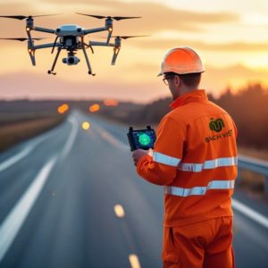 Building Information Modeling là phương pháp quản lý và mô phỏng toàn bộ vòng đời của một công trình bằng mô hình số hóa 3D. Thay vì sử dụng bản vẽ 2D truyền thống, BIM cung cấp một hệ thống dữ liệu toàn diện, giúp các bên liên quan có thể tương tác, kiểm soát và tối ưu hóa thiết kế, thi công cũng như vận hành công trình một cách chính xác và hiệu quả hơn. UAV hay Drone giúp quét địa hình, chụp ảnh trực giao, thu thập dữ liệu đám mây điểm (point cloud) để tích hợp vào mô hình BIM. Nhờ đó, các kỹ sư có thể theo dõi tiến độ xây dựng theo thời gian thực, so sánh với thiết kế ban đầu và kịp thời điều chỉnh để giảm thiểu sai sót, tiết kiệm chi phí và tối ưu hiệu suất thi công.