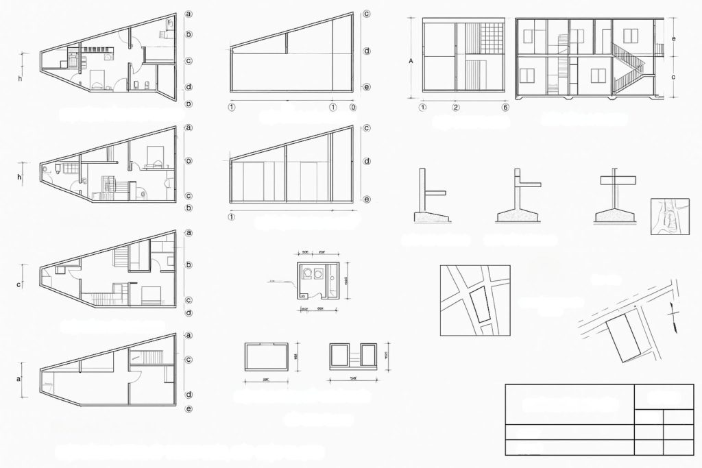 Đo đạc nhà đất phục vụ hoàn công tại Quận 3 3 Bản vẽ kiến trúc
