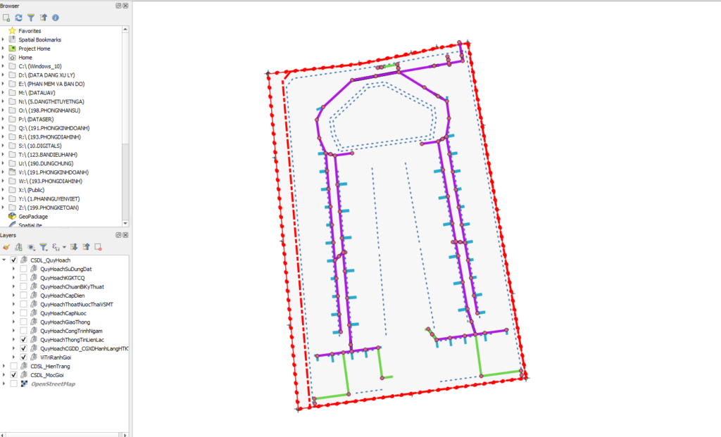Hệ thống hạ tầng sang GIS