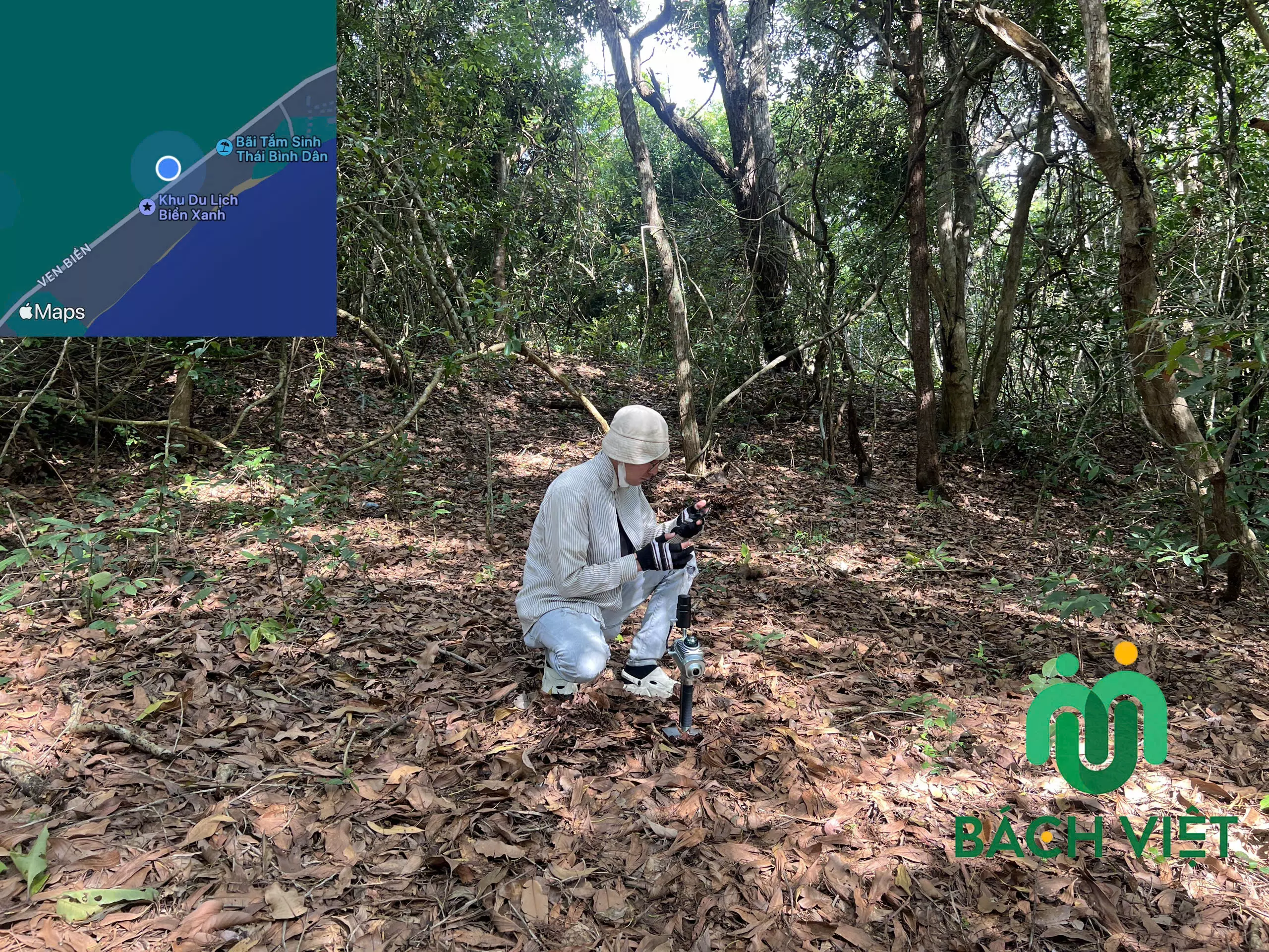 SLAM 3D rừng tìm khoảng trống bố trí công trình