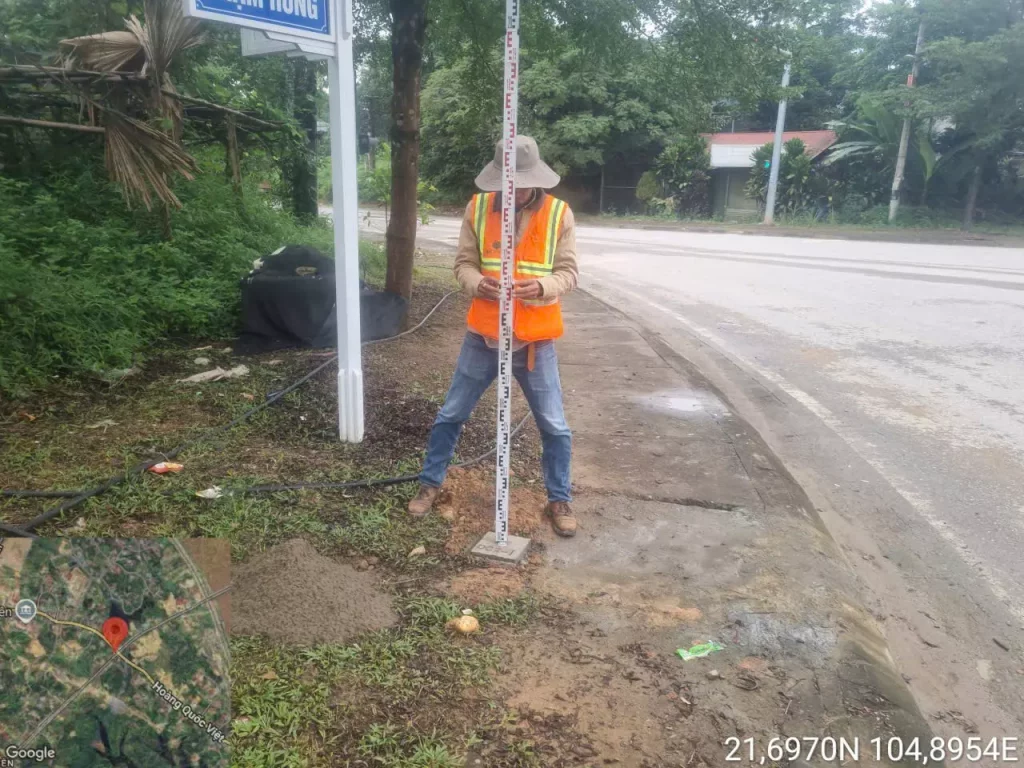 Đo đạc địa hình khu đô thị Giới Phiên Lào Cai 5 Đo dẫn thủy chuẩn kỹ thuật từ quốc cao độ quốc gia về dự án