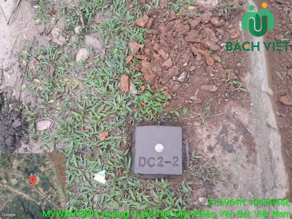 Đo đạc địa hình khu đô thị Giới Phiên Lào Cai 1 Xây mốc khống chế tọa độ đường chuyền cấp 2