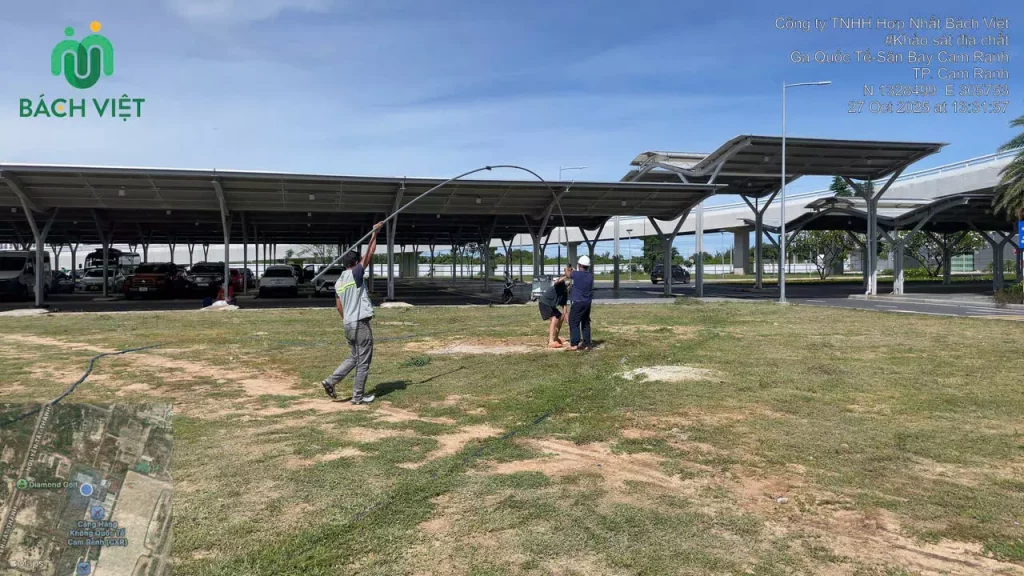 Khảo sát địa chất nhà điều hành sân bay Cam Ranh 1 Khảo sát địa chất nhà điều hành sân bay Cam Ranh