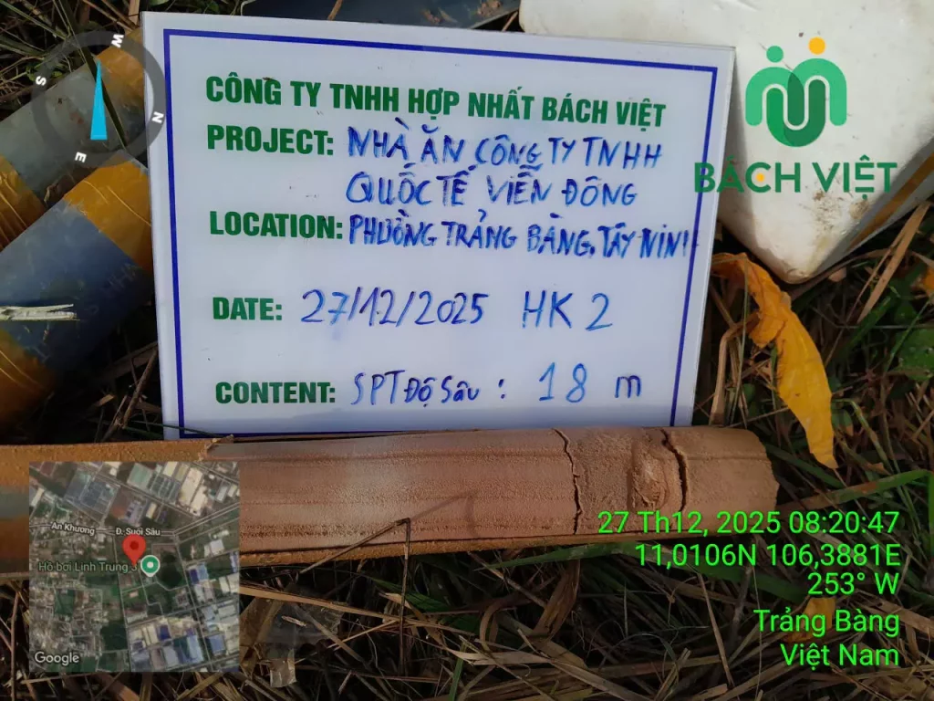 Mẫu đất tại hiện trường