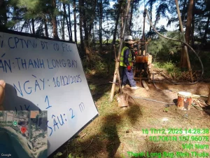 Khảo sát địa chất hạng mục kè dự án Thanh Long Bay