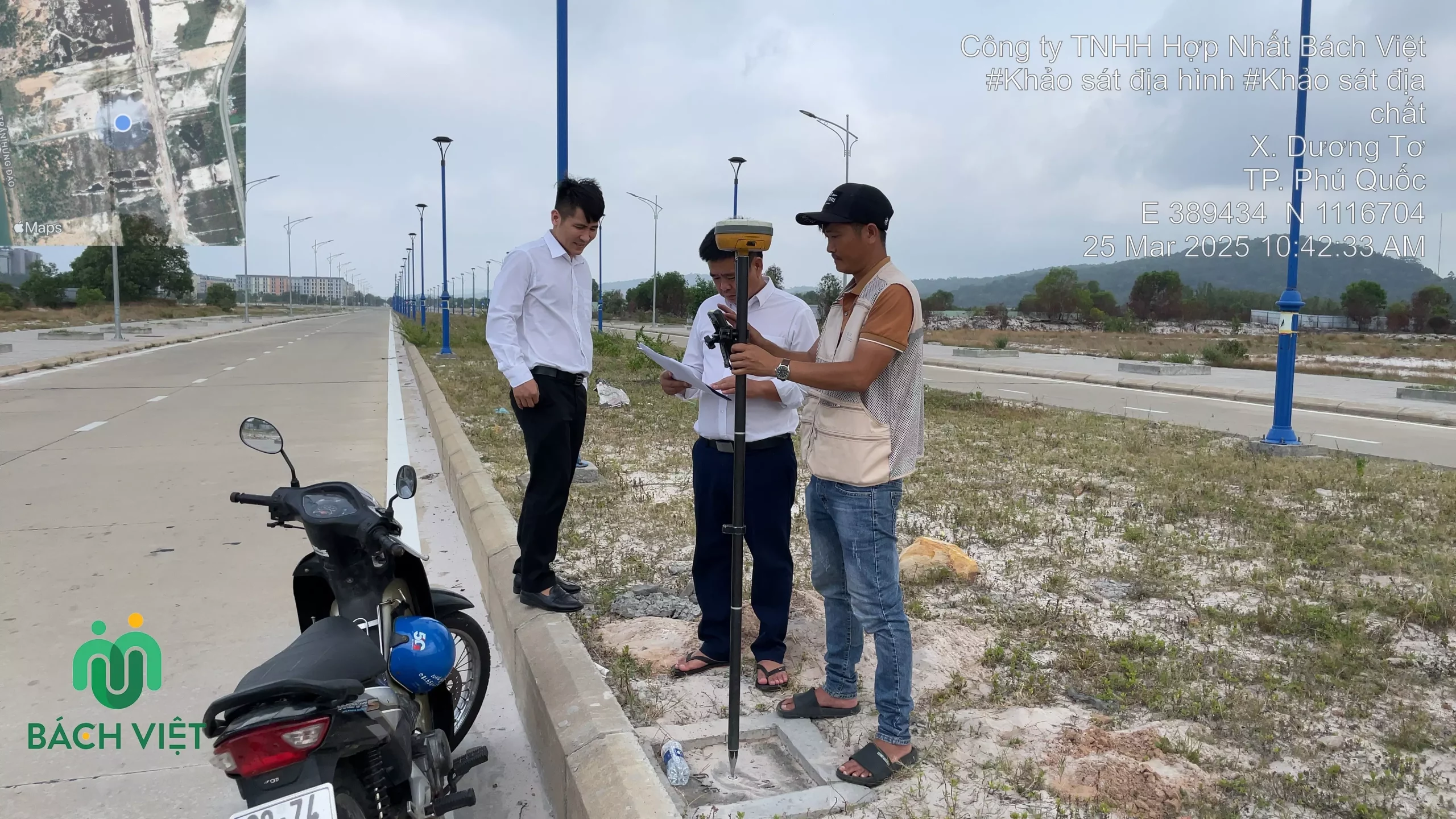 Khảo sát địa hình Bãi Trường Phú Quốc