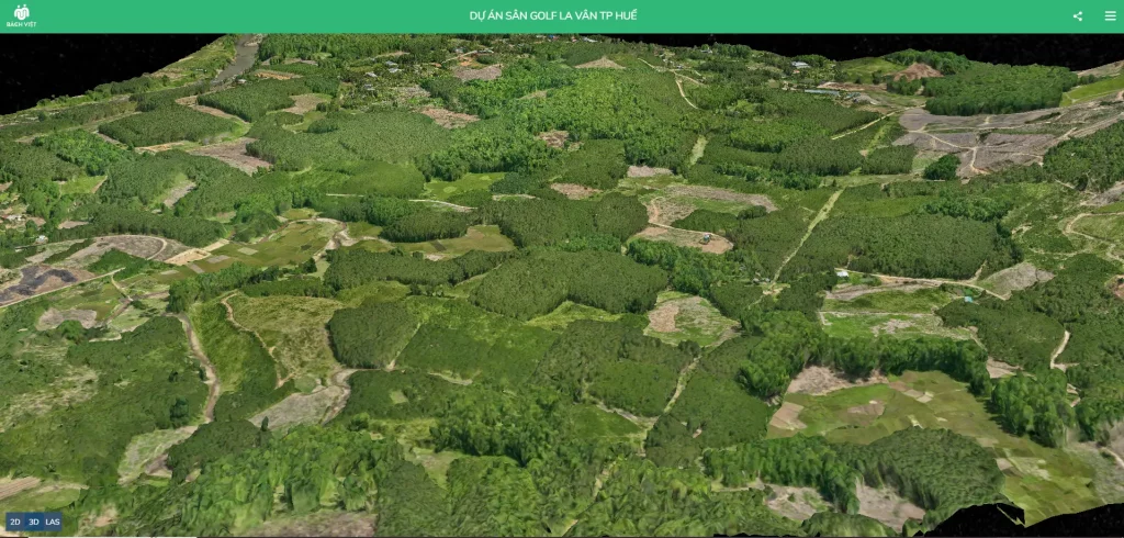 Khảo sát địa hình Sân Gôn La Vân Huế