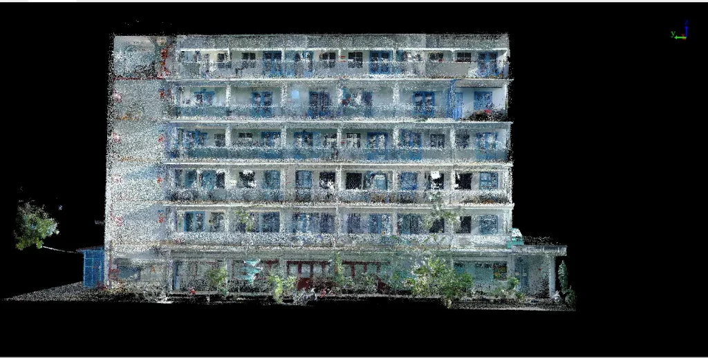 Mô hình 3D point Cloud sau khi scan