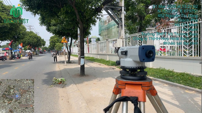 Đo đạc địa chính công viên quận 12
