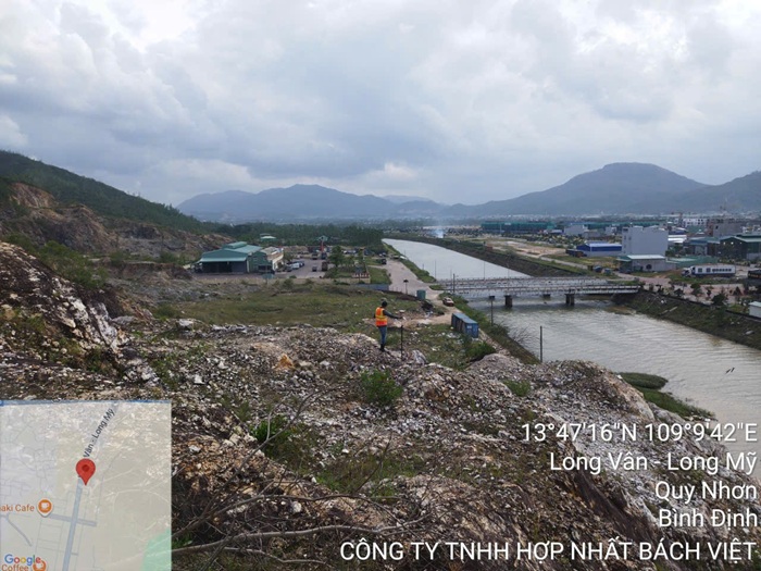 Khảo sát địa hình KDT Long Vân - Quy Nhơn