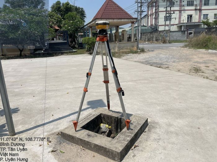 Đo đạc địa chính nhà máy Hua Tai - Tân Uyên