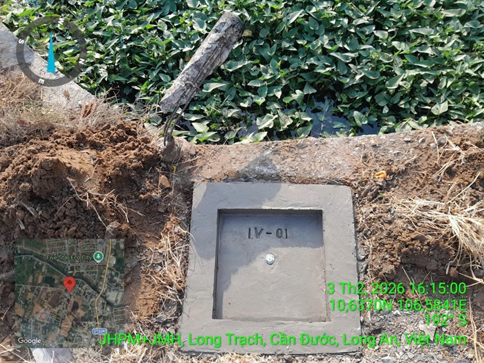 Cắm mốc ranh Khu tái định cư Long Trạch