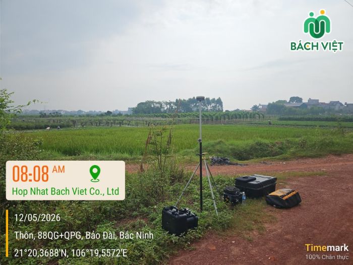 Đo đạc KCN Bảo Đài - Bắc Ninh 2025
