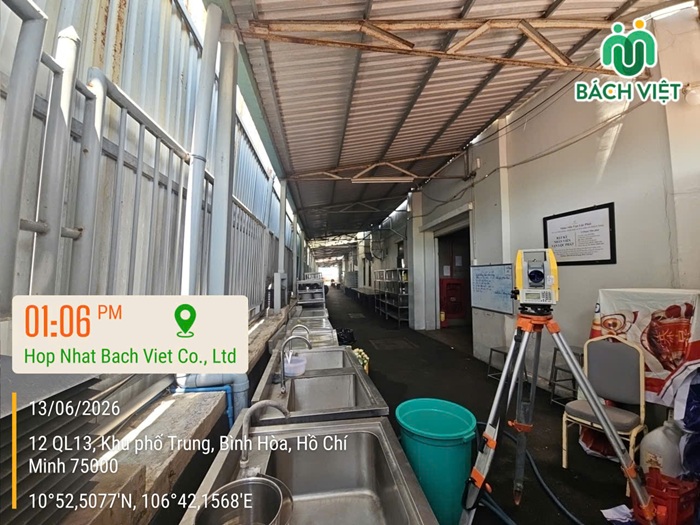 Đo đạc địa chính nhà hàng Vạn Lộc Phát