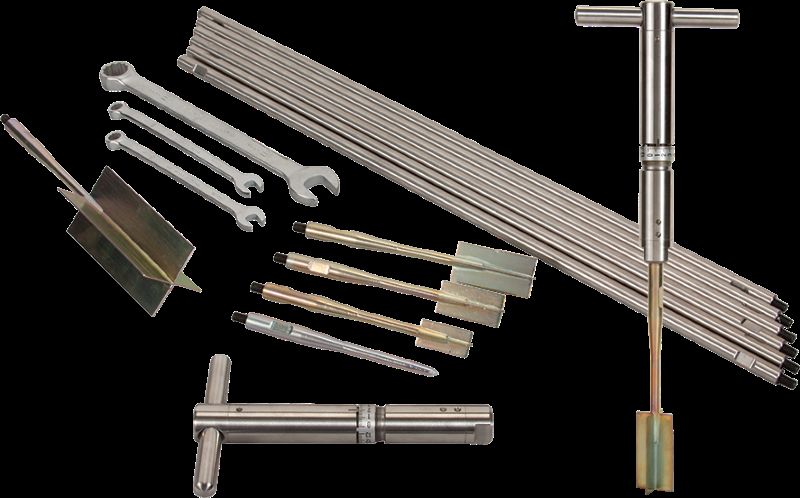 Cánh cắt trong thí nghiệm Vane Shear Test dùng để tạo phá hoại cắt trong đất dính