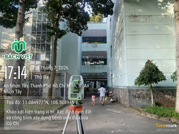 Đo đạc địa chính Bệnh viện Đa khoa Củ Chi