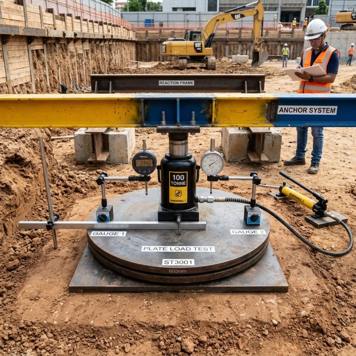 Thí nghiệm tải trọng tấm Plate Load Test